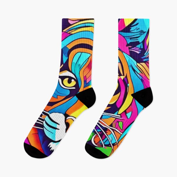 Item preview, Colorful Tiger Artwork designed and sold by Health And Fitness Posts e-Store.