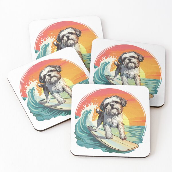 Item preview, Surfing Shih Tzu designed and sold by VelvetRoom.