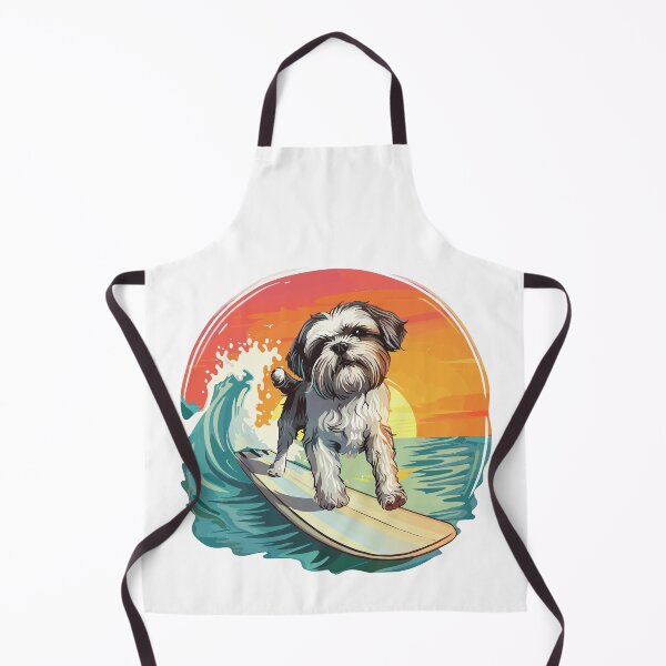 Item preview, Surfing Shih Tzu designed and sold by VelvetRoom.