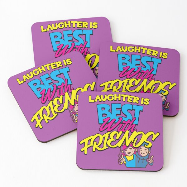 Item preview, Laughter is best with friends designed and sold by DigitalBazars.