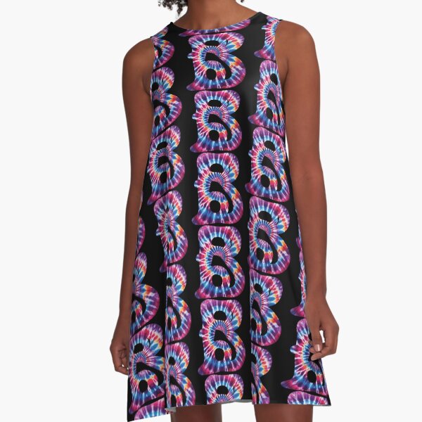 TIE-DYE LETTER B A-Line Dress