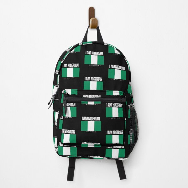 Item preview, I Am Nigerian Flag for Patriotic Nigerian Heritage Flag designed and sold by KBMeyer.