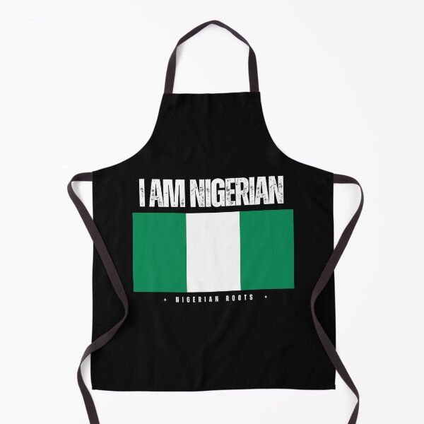 Item preview, I Am Nigerian Flag for Patriotic Nigerian Heritage Flag designed and sold by KBMeyer.