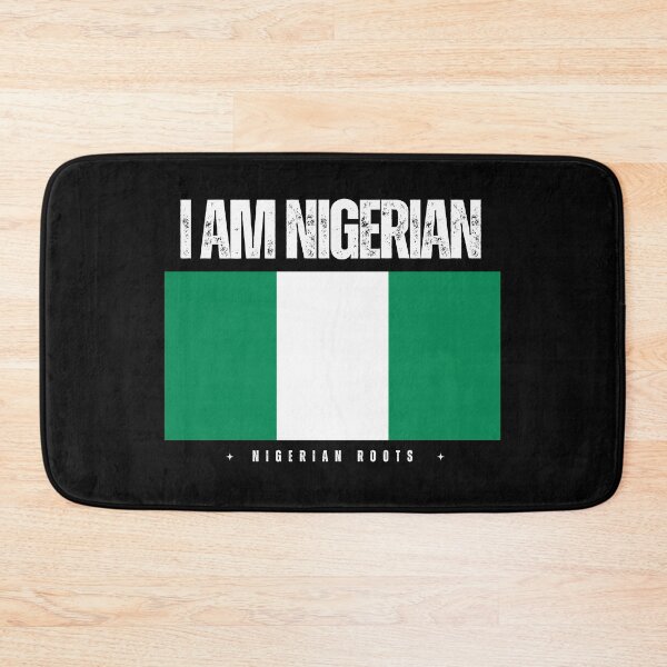 Item preview, I Am Nigerian Flag for Patriotic Nigerian Heritage Flag designed and sold by KBMeyer.