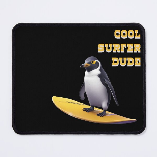 Item preview, Cool Surfer Penguin Dude designed and sold by pUNKnown.
