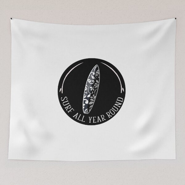 Item preview, Surf All Year Round Cool Surfing Culture Design designed and sold by IKOK.