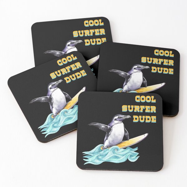Item preview, Cool Surfer Penguin Dude designed and sold by pUNKnown.