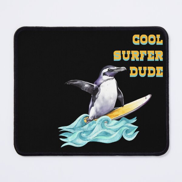 Item preview, Cool Surfer Penguin Dude designed and sold by pUNKnown.