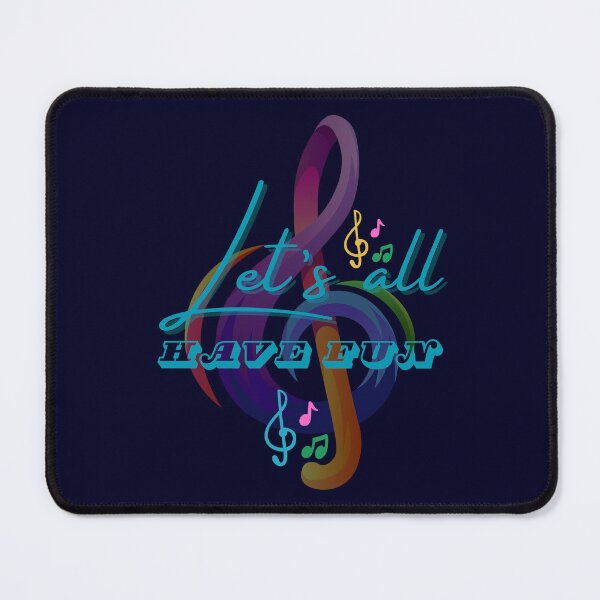 Item preview, LET'S ALL HAVE FUN - playful Colorful Musical Note designed and sold by SharingLove.