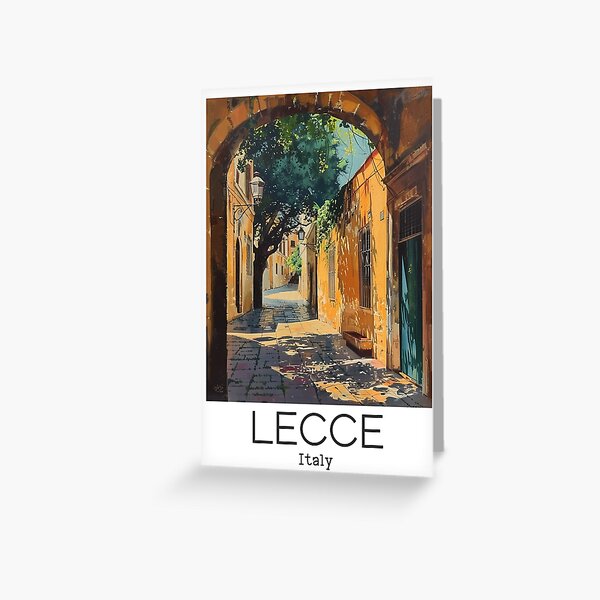 Item preview, A Vintage Travel Art of Lecce - Italy  designed and sold by GoodOldVintage.