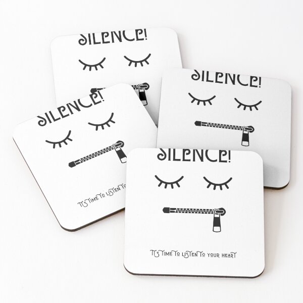 Item preview, SILENCE! IT'S TIME TO LISTEN TO YOUR HEART designed and sold by RED-MOUSE.