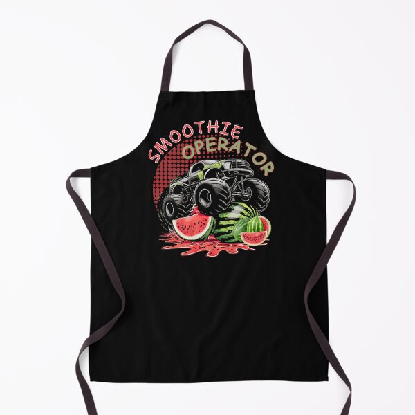 Item preview, Monster Truck Watermelon Smoothie Operator Food Pun designed and sold by Oz64.