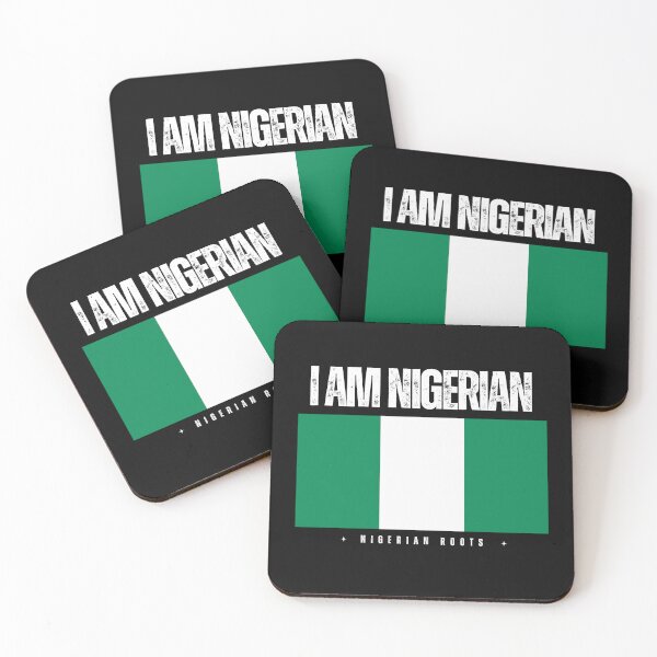 Item preview, I Am Nigerian Flag for Patriotic Nigerian Heritage Flag designed and sold by KBMeyer.