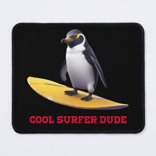 Item preview, Cool Surfer Penguin Dude designed and sold by pUNKnown.