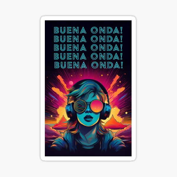 Vista previa del artículo con la obra «Buena Onda spanish slam », diseñado y vendido por La Loca.