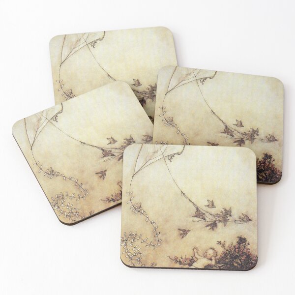 Item preview, Birds grab Peter's Kite - Peter Pan in Kensington Gardens designed and sold by forgottenbeauty.