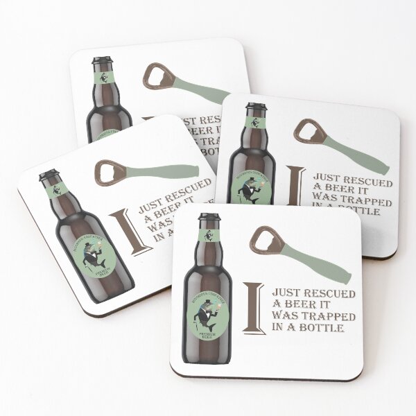 Item preview, I Just Rescued A Beer It Was Trapped In A Bottle designed and sold by Notorious CodFather Designer Studio.