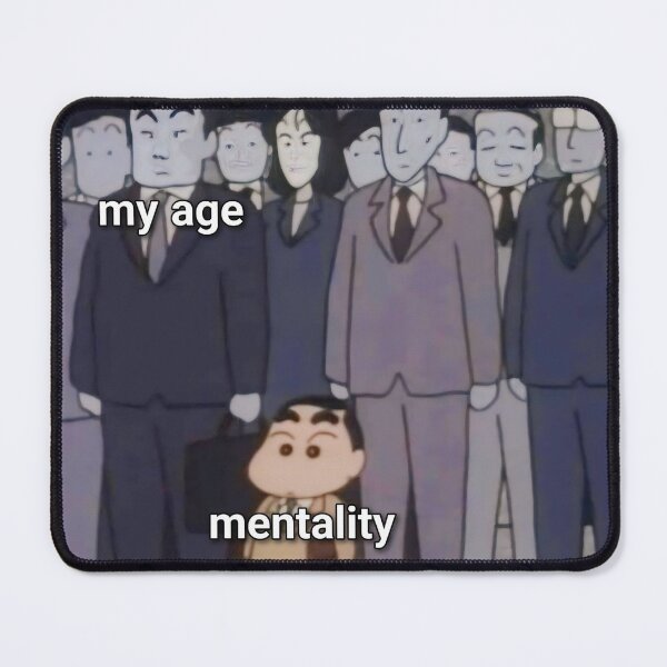 Item preview, My Age My Mentality Meme Comic Cartoon designed and sold by eeternalrestt.