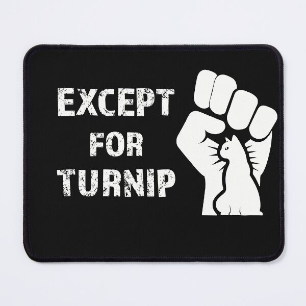 Item preview, Except For Turnip Parks & Rec designed and sold by ChunkByChunk.