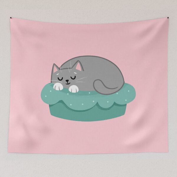 Item preview, Sweet Dreams of a Kitten in a Warm Bed designed and sold by Imagination-JU.