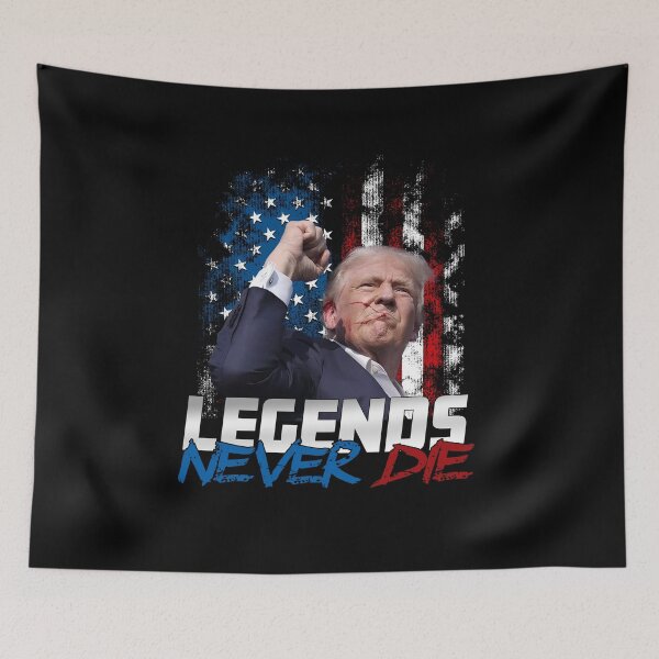 Item preview, Legends Never Die - President Donald J. Trump designed and sold by UnderZenith.