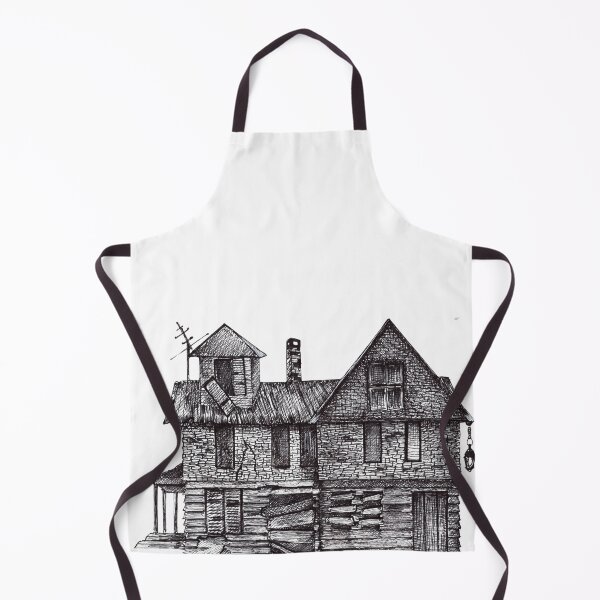 Item preview, Black and White Spooky Haunted House designed and sold by hoytish.