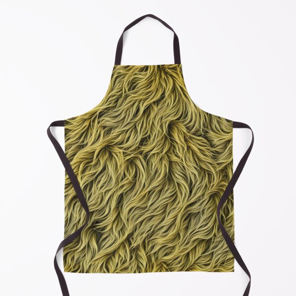 Item preview, Abstract Yellow Faux Fur Pattern designed and sold by calibrit.