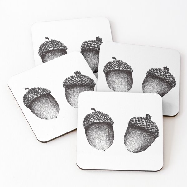 Item preview, Playful Victorian style Acorns designed and sold by hoytish.