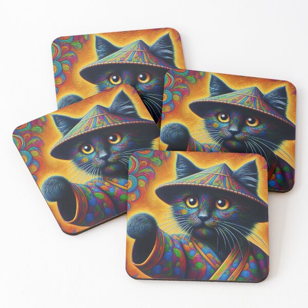 Item preview, Zen Cat Samurai - Kung Fu Kittens designed and sold by Beehanson.