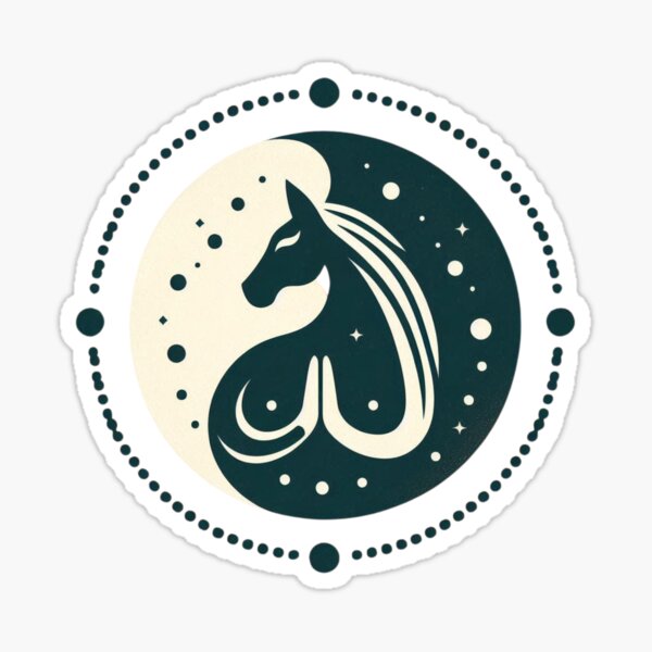 Aperçu de l'œuvre Méditation Zen Pony pour un Chi positif créée et vendue par silklotus.