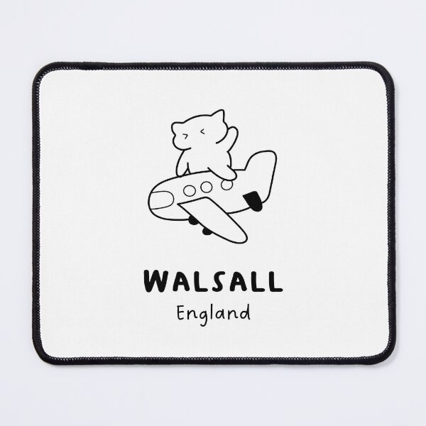 Item preview, Walsall, England | Adorable Cat on Plane Design | Airplane Illustration | Cat's Trip designed and sold by RM-Journey.