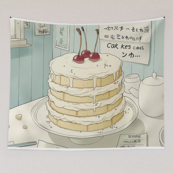 Item preview, cake designed and sold by PricklyPeanut.
