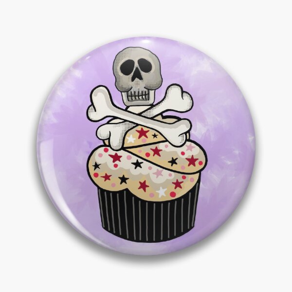 Item preview, Skull And Cross Bones Cupcake. designed and sold by Spellbound666.