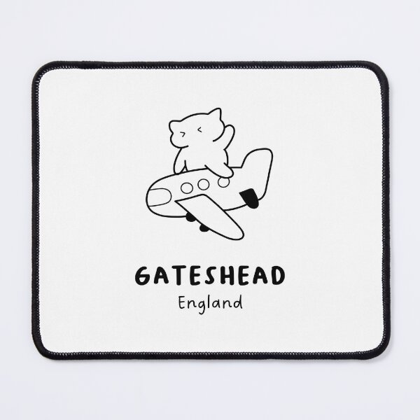 Item preview, Gateshead, England | Adorable Cat on Plane Design | Airplane Illustration | Cat's Trip designed and sold by RM-Journey.