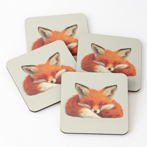 Item preview, CUTE SLEEPING FOX designed and sold by NikoDeeko.