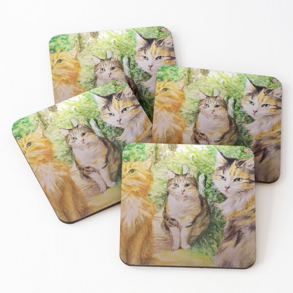 Item preview, Cats acrylic color painting designed and sold by BEdgardP.