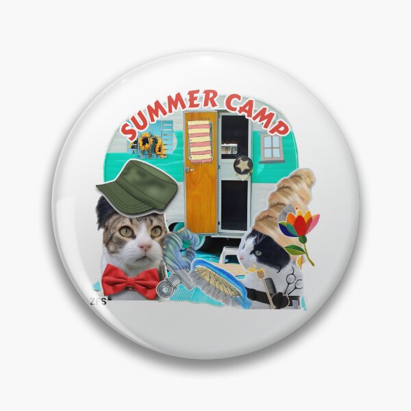 Item preview, Cutout shape Summer Camp  designed and sold by zorasfurrstudio.