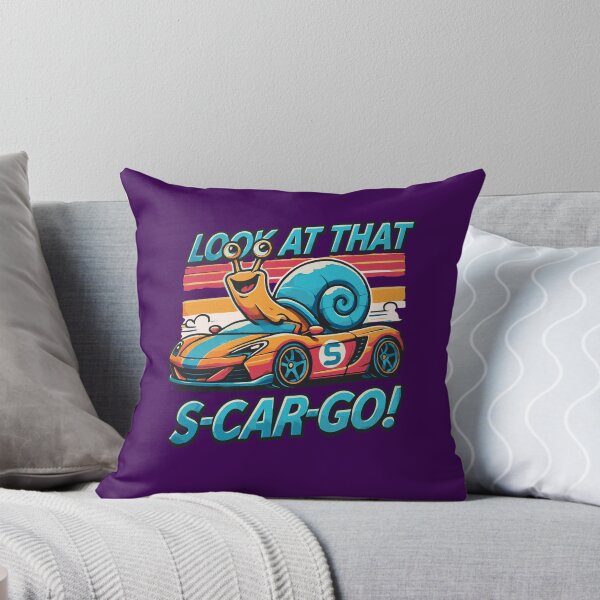 Item preview, Look at That S-Car-Go! Funny Racing Snail Design, Perfect for Car Enthusiasts and Animal Lovers, Unique Gift Idea designed and sold by Sir Meow Meow.