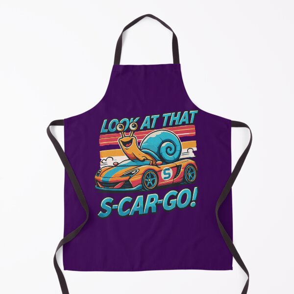 Item preview, Look at That S-Car-Go! Funny Racing Snail Design, Perfect for Car Enthusiasts and Animal Lovers, Unique Gift Idea designed and sold by Sir Meow Meow.