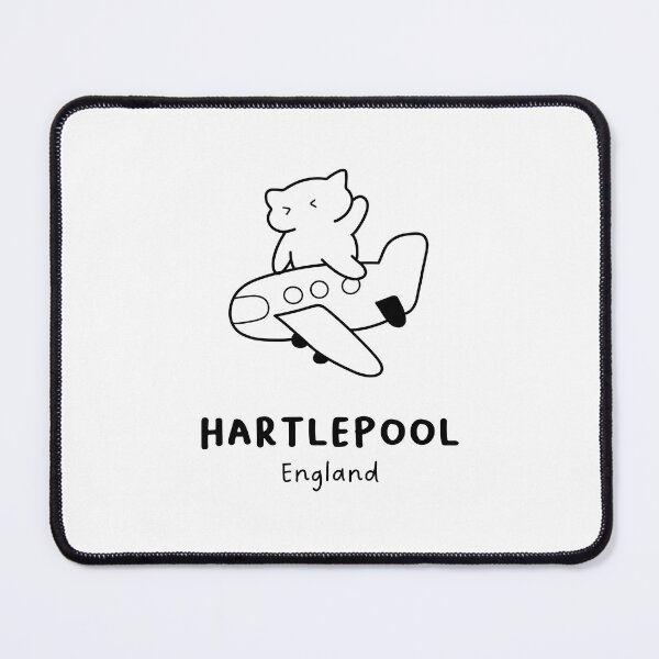 Item preview, Hartlepool, England | Adorable Cat on Plane Design | Airplane Illustration | Cat's Trip designed and sold by RM-Journey.