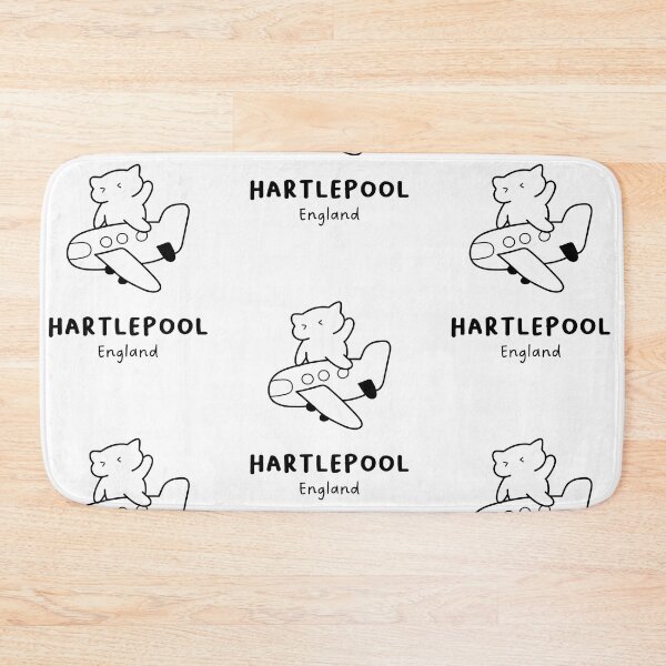 Item preview, Hartlepool, England | Adorable Cat on Plane Design | Airplane Illustration | Cat's Trip designed and sold by RM-Journey.