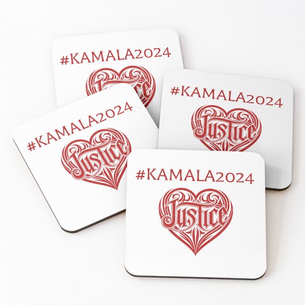 Item preview, #KAMALA2024 Justice red designed and sold by KATKattalestv.