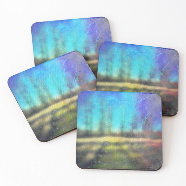 Item preview, Blurred color spectrum trees designed and sold by Robyn Eggs Art.