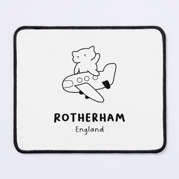 Item preview, Rotherham, England | Adorable Cat on Plane Design | Airplane Illustration | Cat's Trip designed and sold by RM-Journey.