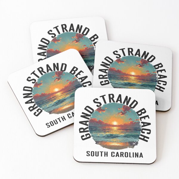 Item preview, Grand Strand Beach - South Carolina (with Black Lettering) designed and sold by VelvetRoom.