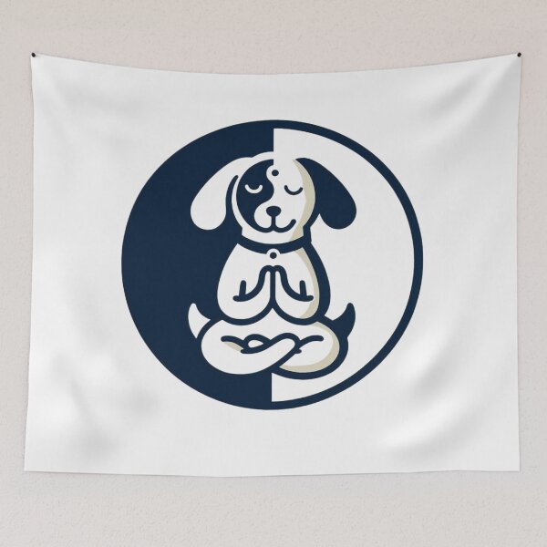 Item preview, Doggie Devotion Eastern Mystic Positive Chi designed and sold by silklotus.