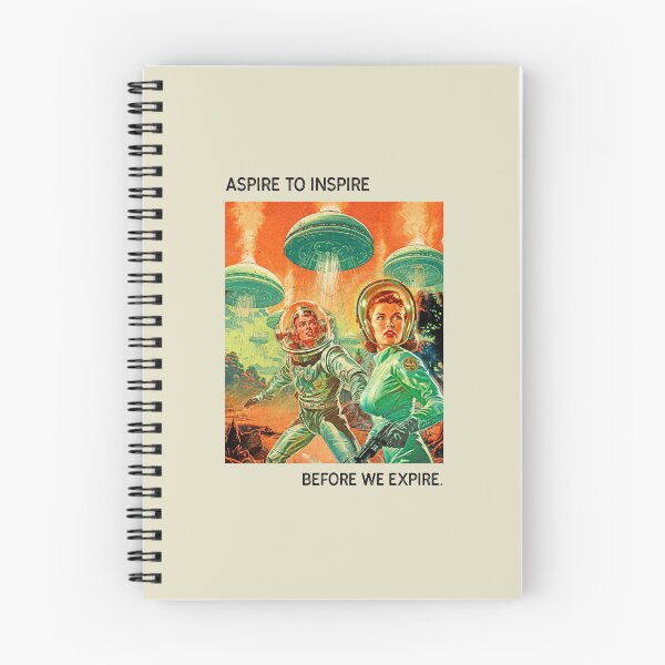 Item preview, Aspire to inspire before we expire #AI #AILover #ArtificiallyIntelligent #SmartLife designed and sold by Anna Halasek.