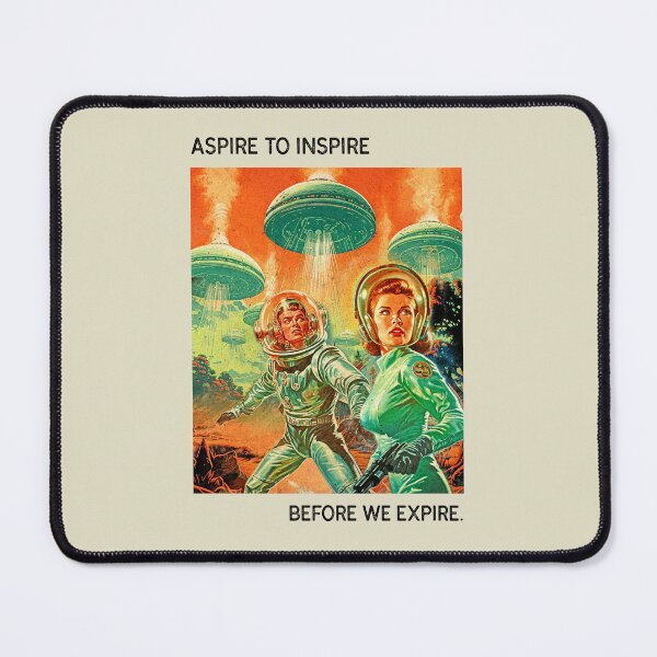 Item preview, Aspire to inspire before we expire #AI #AILover #ArtificiallyIntelligent #SmartLife designed and sold by Anna Halasek.