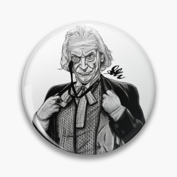 Item preview, Mercancía de dibujo del primer doctor de Doctor Who designed and sold by SCRartsyboi.