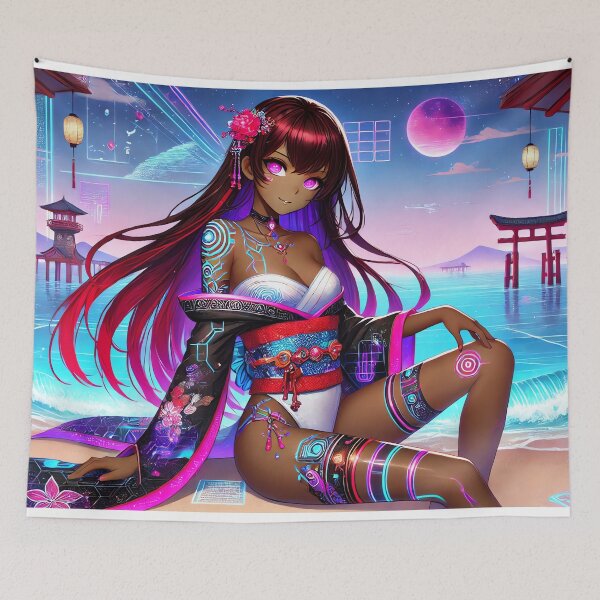 Item preview, Cyber Shores designed and sold by The Journey Ain't Mid.